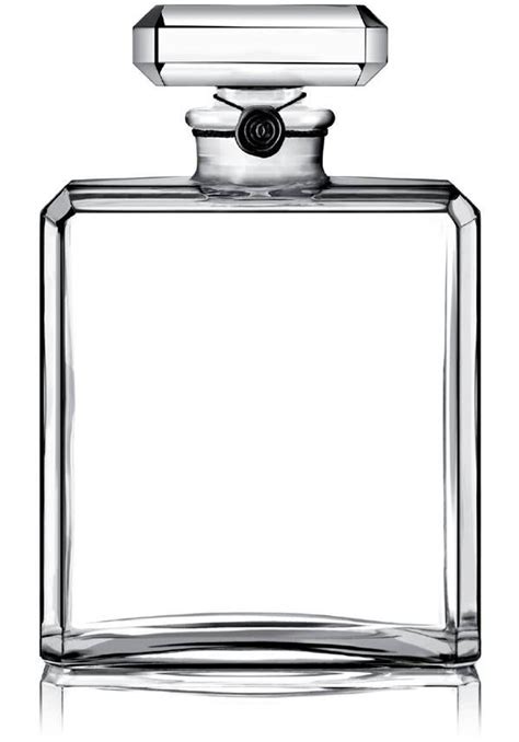 chanel perfume bottle template